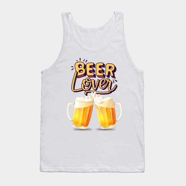 Beer Lover Tank Top by Double You Store